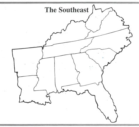 Blank southeast region map. Things To Know About Blank southeast region map. 